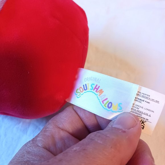 Squishmallow Paulton The Chocolate Bar Red Brown Silver Plush KellyToy 5" - Picture 6 of 7